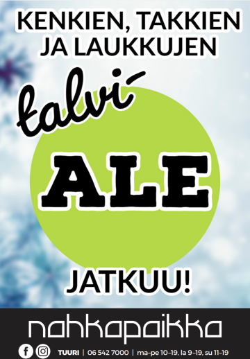 Talviale jatkuu