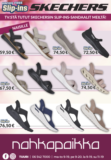 Skechersin kesäsandaalit