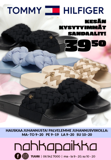 Tommy Hilfiger lettisandaalit